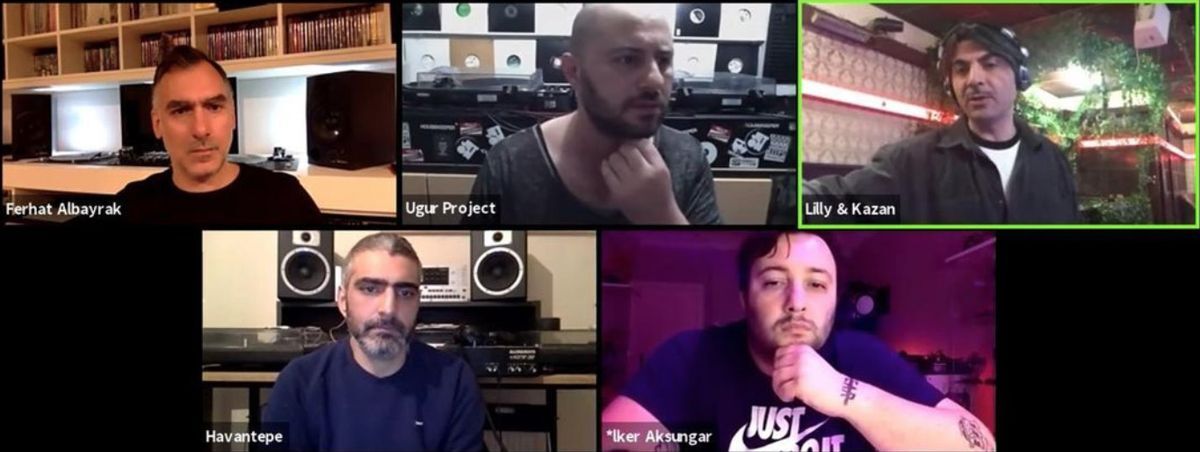 Video call grid from the 2020 online edition